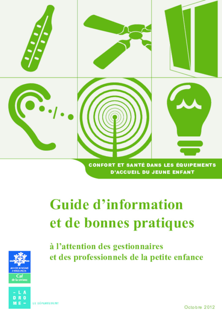 Confort et santé dans les équipements d&rsquo;accueil du jeune enfant – 2