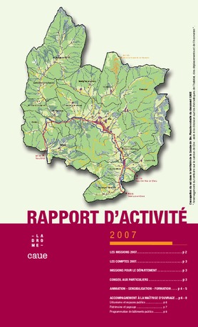 Rapport d&rsquo;activités 2007