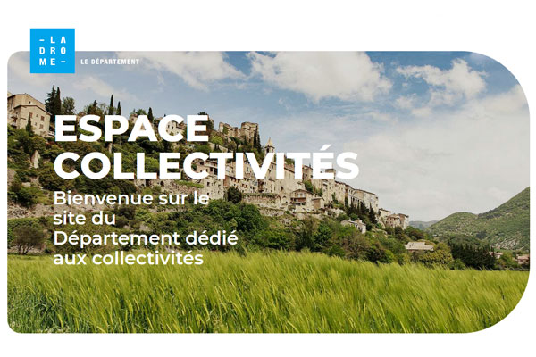 Rendez-vous sur le site dédié aux collectivitéslancé par le Département de la Drôme