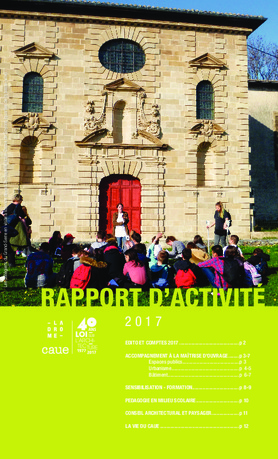 Rapport d&rsquo;activité 2017